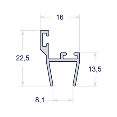 ARREMATE CENTRAL VERTICAL