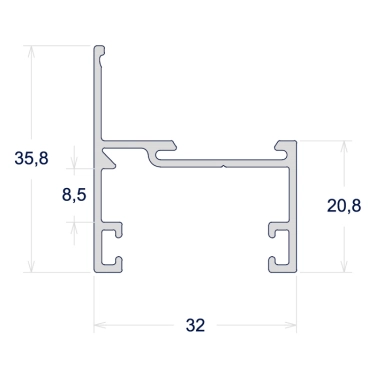 MARCO PERIMETRAL JANELA MAXIM AR