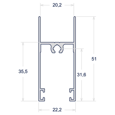 FOLHA SUPERIOR E INFERIOR HORIZONTAL VENEZIANA