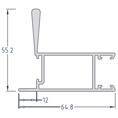 FOLHA LATERAL VERTICAL COM REFORÇO