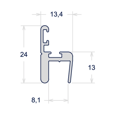 ARREMATE CENTRAL VERTICAL