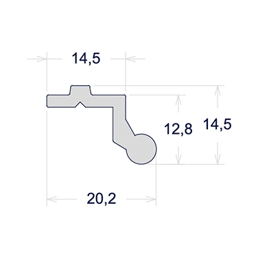 PRESILHA DO QUADRO FIXO
