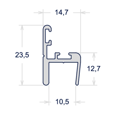 ARREMATE CENTRAL VERTICAL