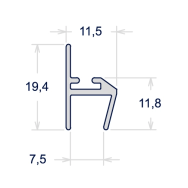 ARREMATE CENTRAL VERTICAL