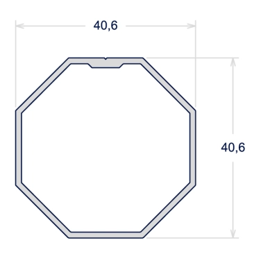 TUBO RECOLHEDOR 40MM