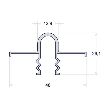 TRILHO INFERIOR DE CORRER