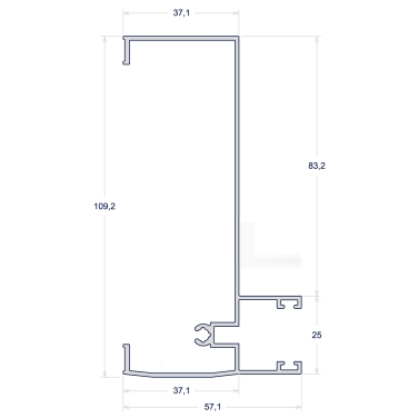 MARCO LATERAL VERTICAL