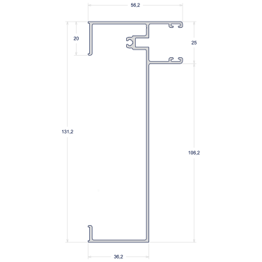 MARCO LATERAL VERTICAL