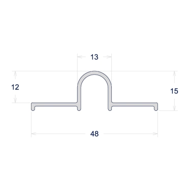 TRILHO INFERIOR DE CORRER