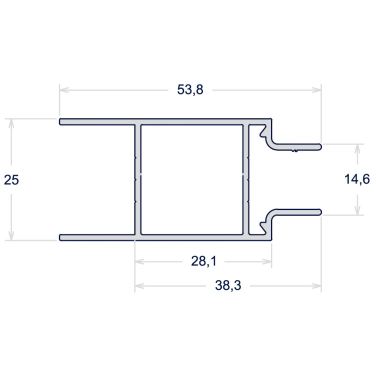 FOLHA CENTRAL VERTICAL VENEZIANA