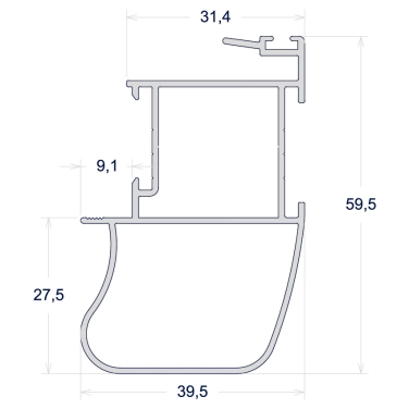 FOLHA MÃO DE AMIGO EXTERNO COM REFORÇO