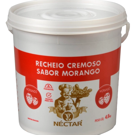 Recheio Forneável Sabor Morango Néctar 4,8kg
