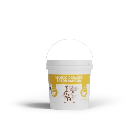 Recheio Forneável Sabor Banana Néctar 4,8kg