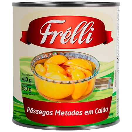 Pêssego em Calda Frélli - Primeira 430g 