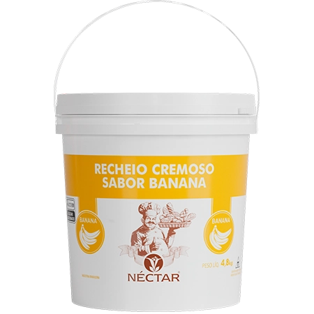 Recheio Forneável Sabor Banana Néctar 4,8kg