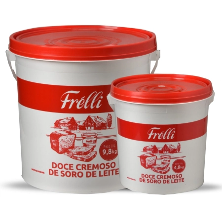 Doce Cremoso de Soro de Leite Frélli 4,8kg e 9,8kg