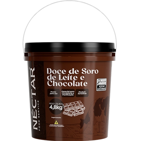 Doce de Soro de Leite e Chocolate Néctar 4,8kg