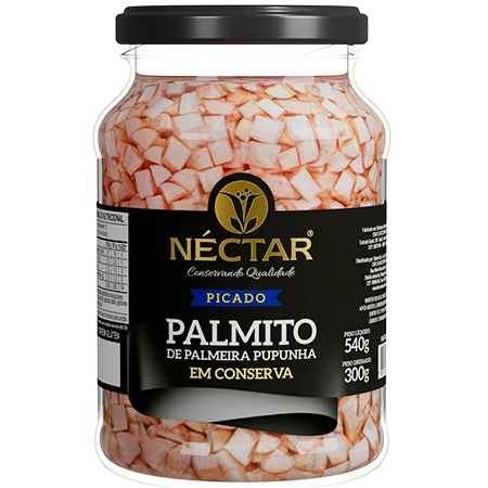 Palmito de Pupunha em Conserva Néctar - Picado 300g 