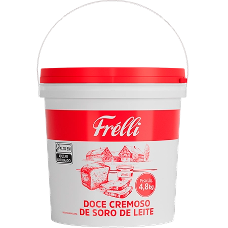 Doce Cremoso de Soro de Leite Frélli 4,8kg e 9,8kg
