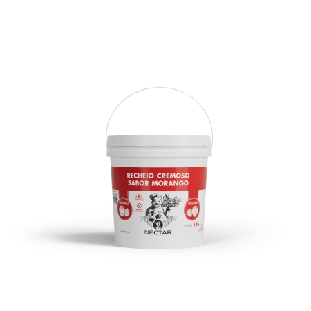 Recheio Forneável Sabor Morango Néctar 4,8kg