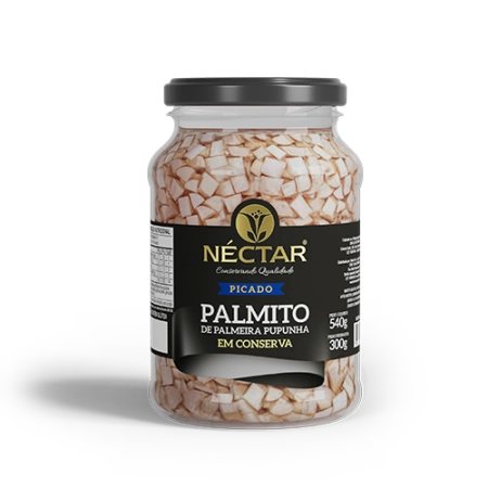Palmito de Pupunha em Conserva Néctar - Picado 300g 