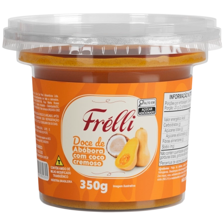 Doce de Abóbora com coco 350g Frélli
