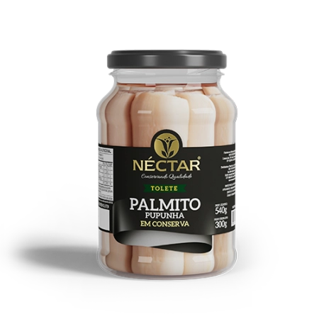 Palmito de Pupunha em Conserva Néctar - Tolete 300g 