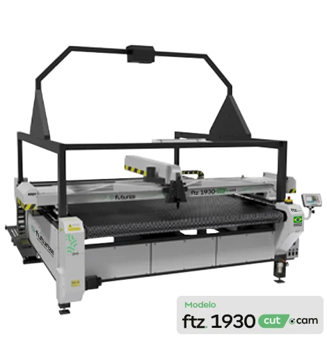 Máquina de corte laser com reconhecimento de imagem e área ampliada