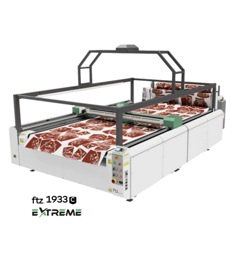 Máquina de corte laser com reconhecimento de imagem e com área ampliada de 1.900 x 3.300