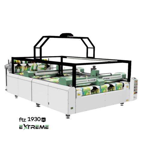 Máquina de corte laser duplo simultâneo com reconhecimento de imagem e com área ampliada