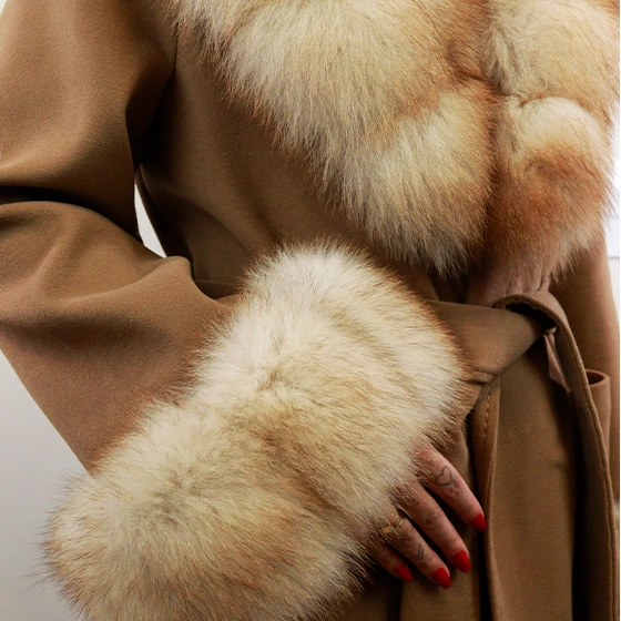 casaco oversize marrom | boreal
