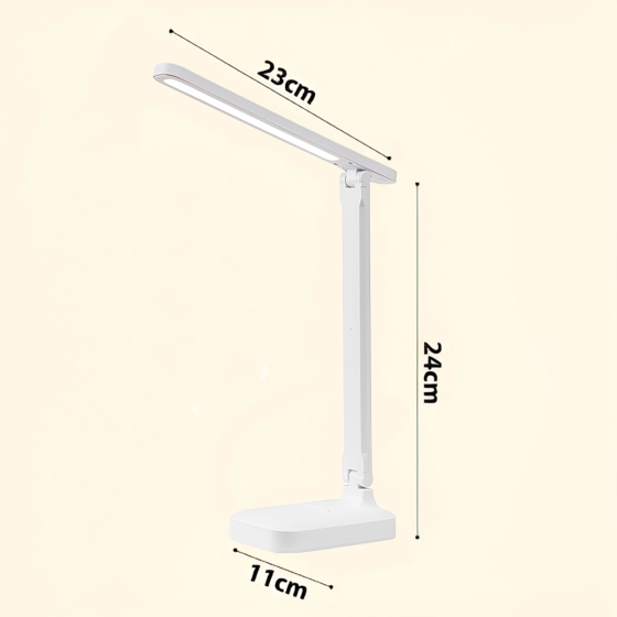 Luminária estruturada | Retangular leitura recarregável 