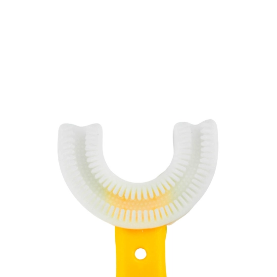 Escova de dente infantil | Formato em U - 360 graus