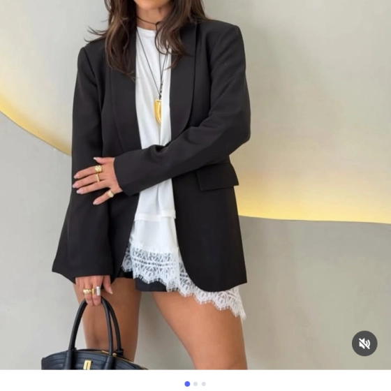 Blusa com renda 
