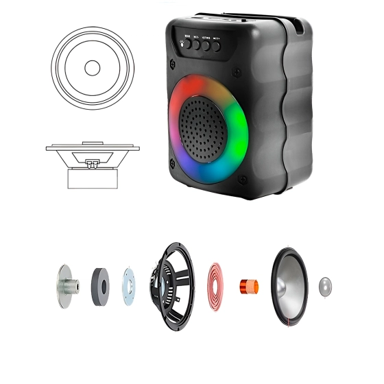 Caixa de som wireless speaker | Portátil recarregável