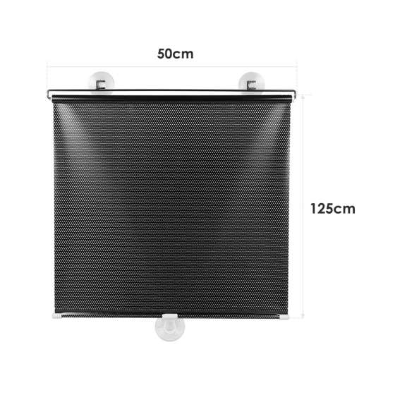 Cortina com ventosas para janela de estar, cozinha ou quarto. | Com protetor solar persiana