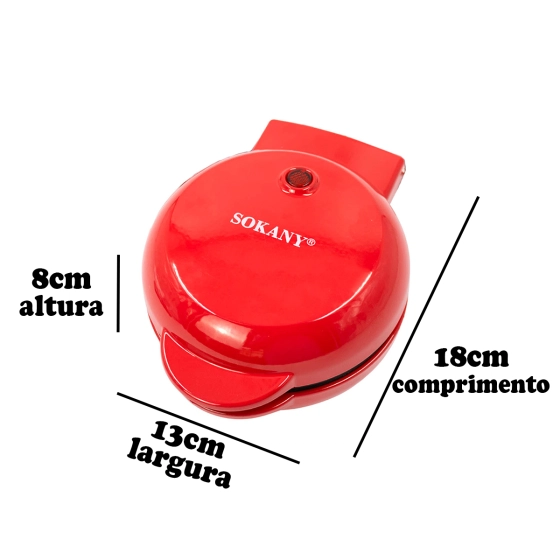 Mini máquina elétrica de donuts | Máquina de rosquinhas retro