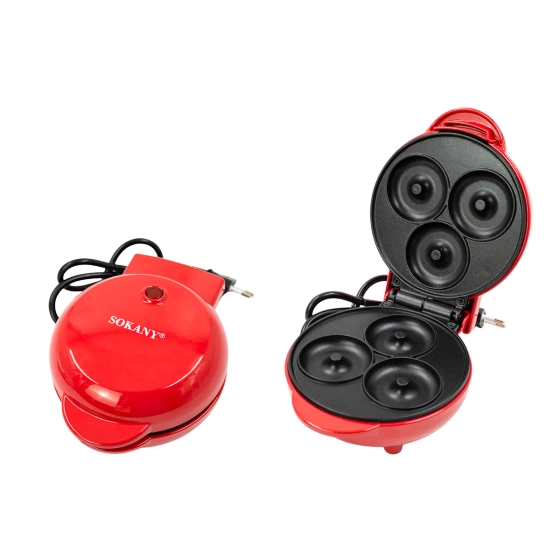 Mini máquina elétrica de donuts | Máquina de rosquinhas retro