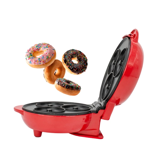 Mini máquina elétrica de donuts | Máquina de rosquinhas retro