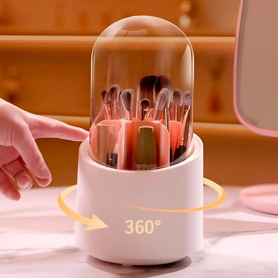Organizador chique de pincéis  | 360 Branco com pés antiderrapantes
