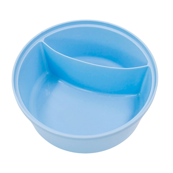 Pote marmita infantil  | Divisoria, talher, garrafa. Lancheira azul