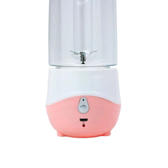 Mini liquidificador portátil  | Para shake, suco , cup mixer USB 300 ml cor: rosa