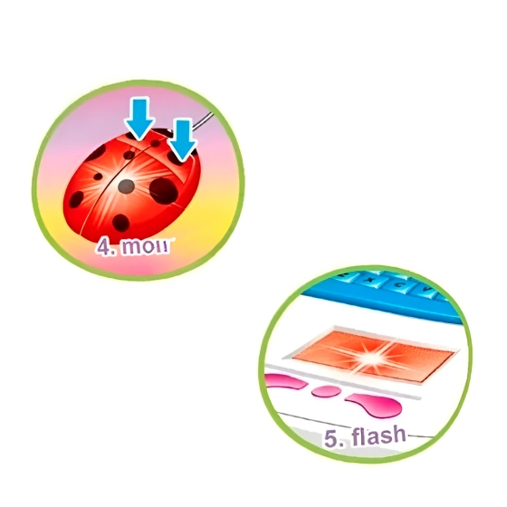 Laptop infantil menina | Brinquedo musical educativo. Cor : rosa