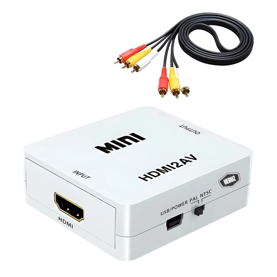 Mini adaptador  | Conversor conector HDMI para AVRCA