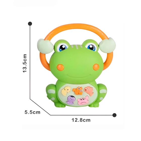 Brinquedo sapinho  | Musical piano luz sons interativo