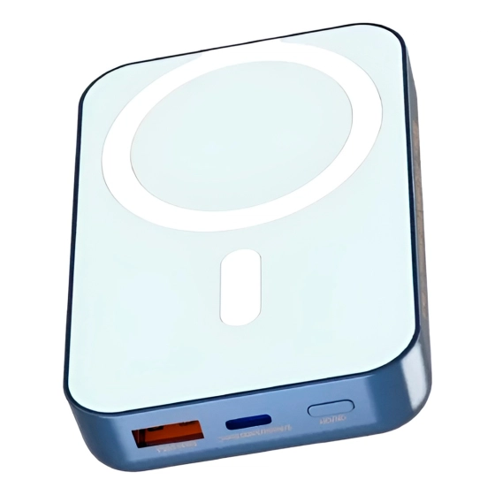 Carregador portátil Power bank 10.000 mAH indução magnético  | Não fique mais sem bateria, carregador portátil 