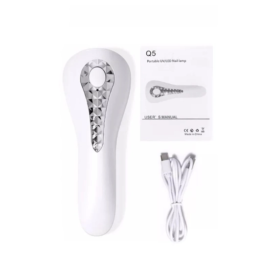 Mini cabine para unha led/Uv portátil  | Cabine de unhas lâmpadas 18W