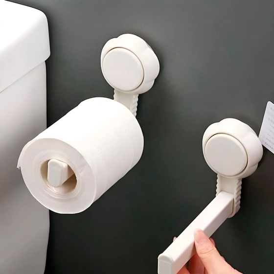 Suporte de papel higiênico  | Porta papel higiênico de banheiro ventosa