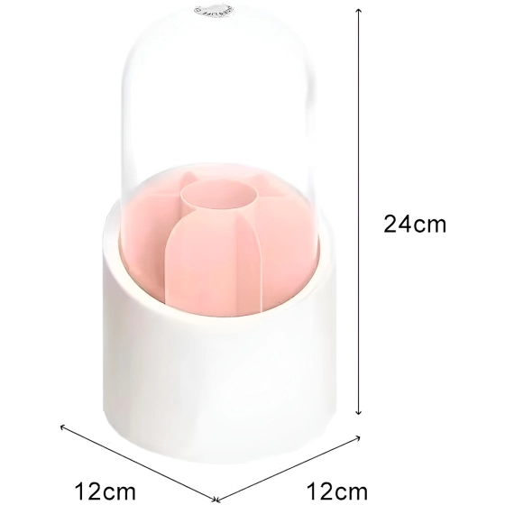 Organizador chique de pincéis  | 360 Branco com pés antiderrapantes