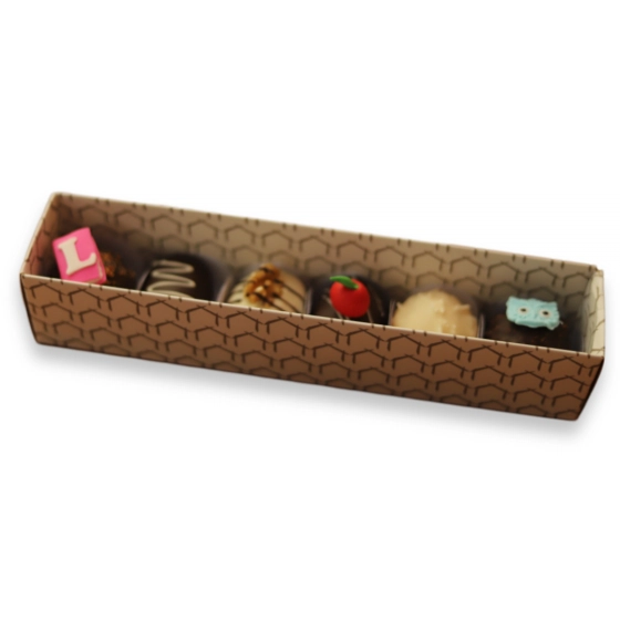 Caixa com 6 Doces Camuflados